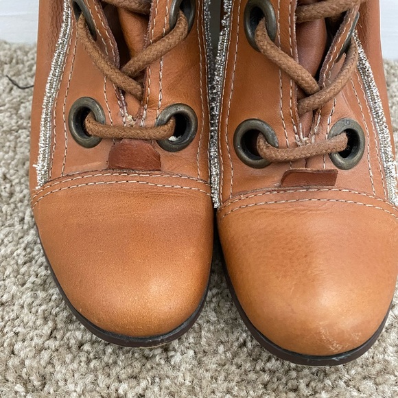 Seychelles Lace-Up  Boots-Anthropology Size 7 - Picture 2 of 16